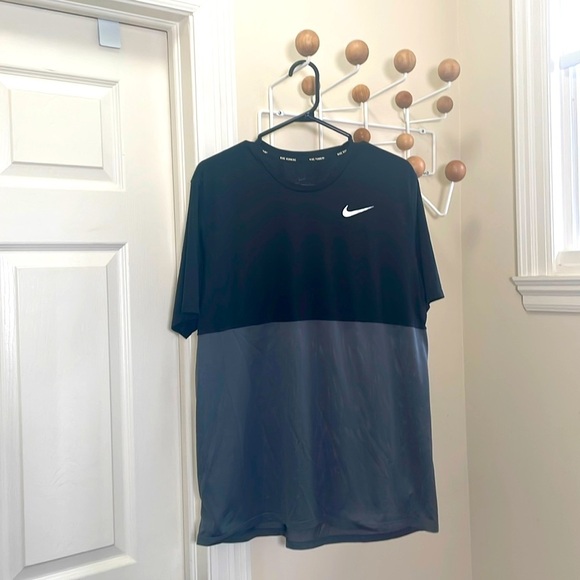 Nike Other - Nike - Dri-Fit Athletic Mesh Short Sleeve Shirt - Black/Grey - XL